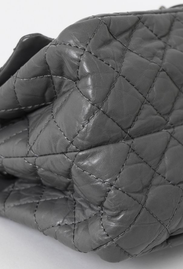 Chanel Grey 2.55 Medium Flap Bag - 8 Chanel Grey 2.55 Medium Flap Bag - 8