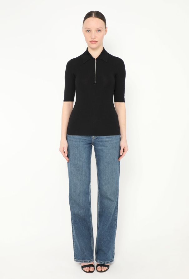 Prada 2019 Cashmere Zipper Polo - 2 Prada 2019 Cashmere Zipper Polo - 2