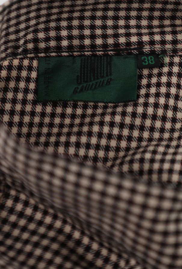 Jean Paul Gaultier 1993 Gingham Check Suspender Jumpsuit - 5