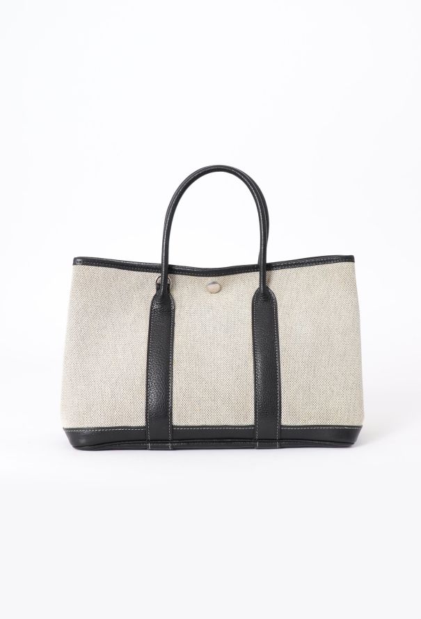 Hermès Navy Toile H & Négonda Garden Party 30 - 3