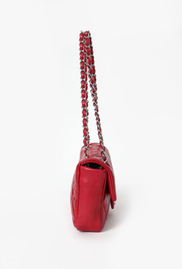 Chanel Classic Quilted Glazed Caviar Flap Bag - 5