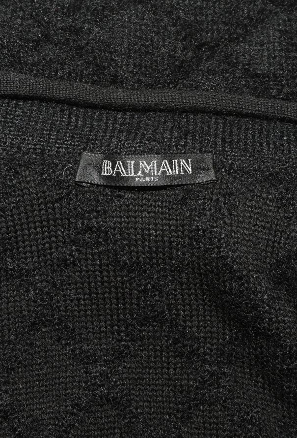Balmain 2019 Quilted Mohair Cardigan - 5 Balmain 2019 Quilted Mohair Cardigan - 5