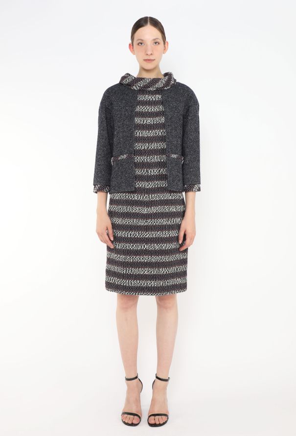 Chanel Trompe L'ôeil Tweed Dress - 1
