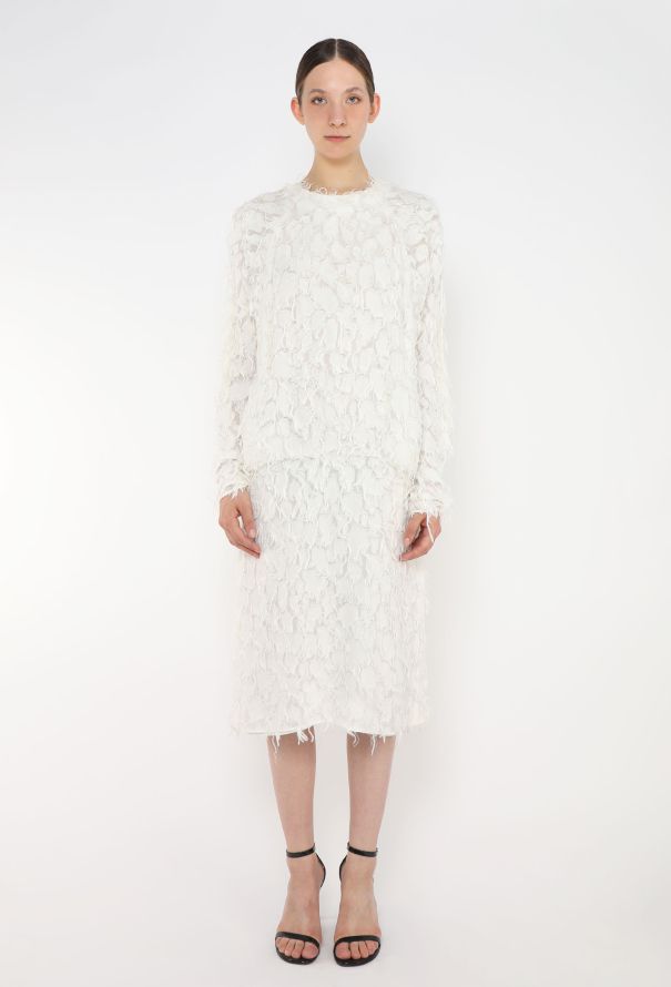 Chloé F/W 2014 Silk Feather Dress - 4 Chloé F/W 2014 Silk Feather Dress - 4