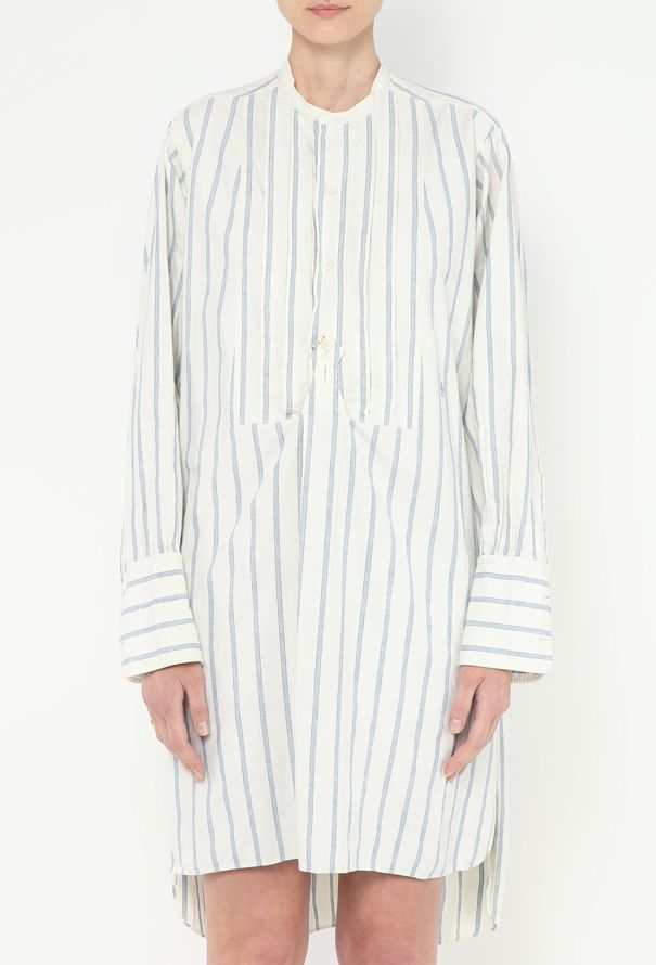 Oversized Striped Cotton Tunic - 2 Oversized Striped Cotton Tunic - 2