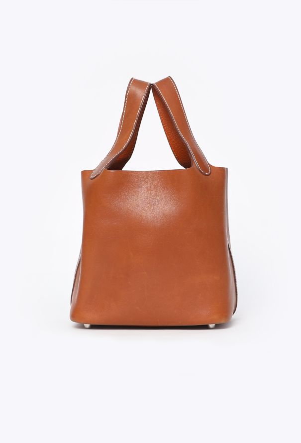 Hermès Rare 2006 Natural Barenia Picotin 18 - 5