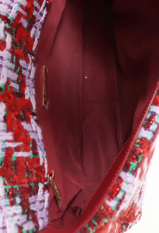 Chanel Multicolor Tweed 19 Flap Bag - 12