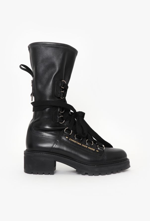Dior F/W 2021 D-Fight Biker Boots - 1