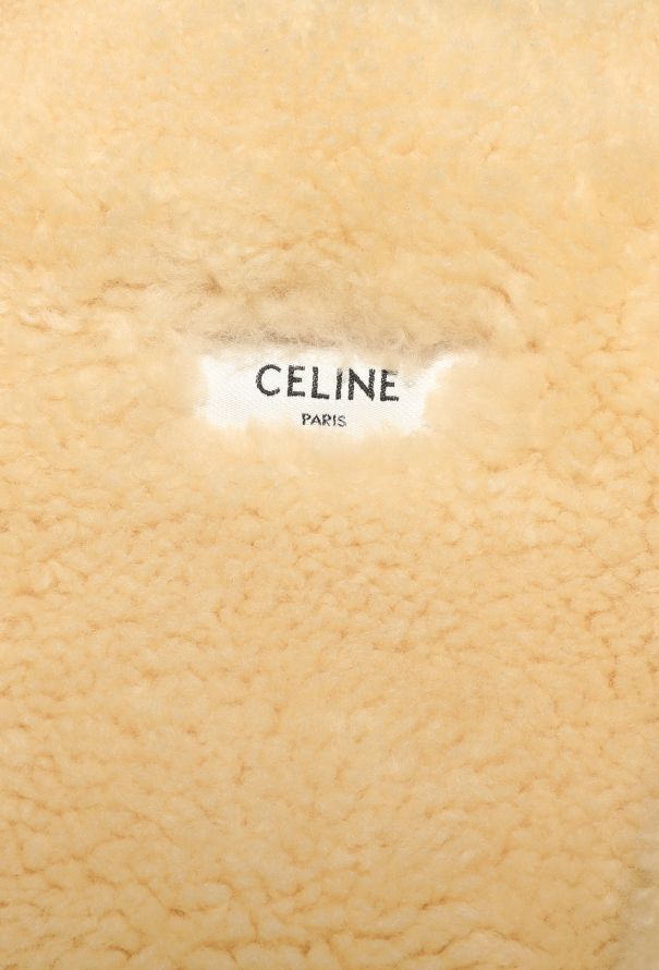 Céline 2019 Suede Shearling Lined Coat - 6 Céline 2019 Suede Shearling Lined Coat - 6