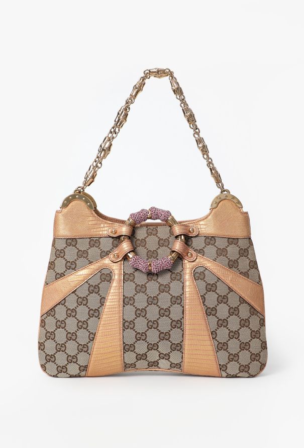 Gucci Tom Ford 2004 Niloticus Bamboo Bag - 1