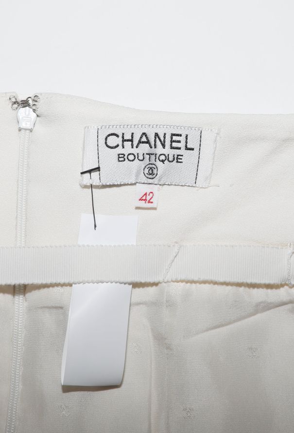 Chanel Vintage Pleated Crêpe Skirt - 5