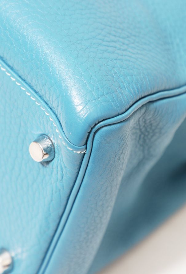 Hermes Bleu Jean Kelly 35 Bag – The Closet