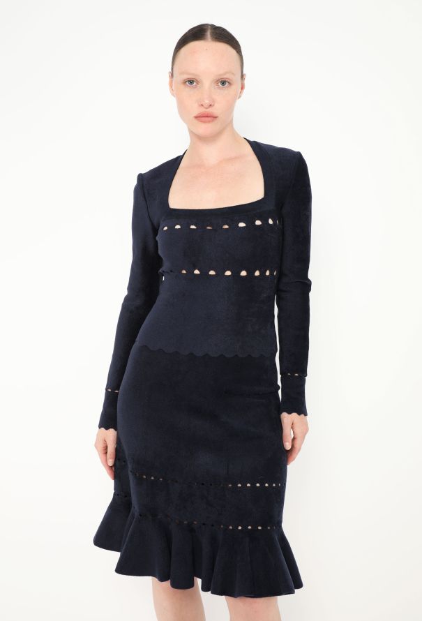 Alaïa Laser-Cut Chenille Ensemble - 1