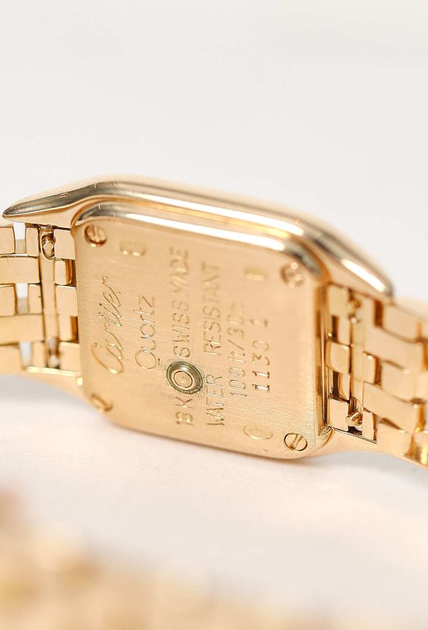 Cartier RARE Vintage 18K Yellow Gold Mini Panthère Watch - 9