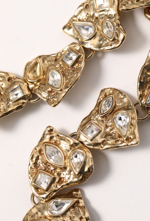 Saint Laurent Vintage Goossens' Strass Heart Necklace - 5 Saint Laurent Vintage Goossens' Strass Heart Necklace - 5