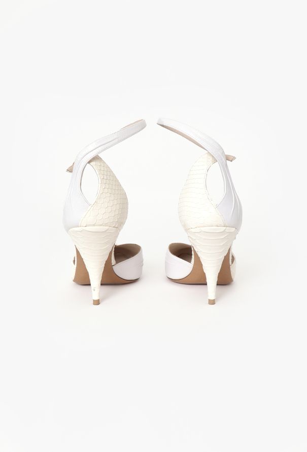 Céline S/S 2018 Patent Python Pumps - 5