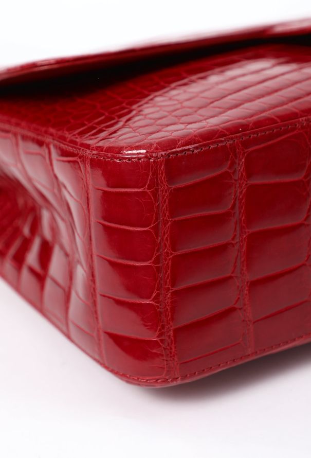 Chanel Jumbo Timeless Bag in Red Alligator – Bespoke Order - 8 Chanel Jumbo Timeless Bag in Red Alligator – Bespoke Order - 8