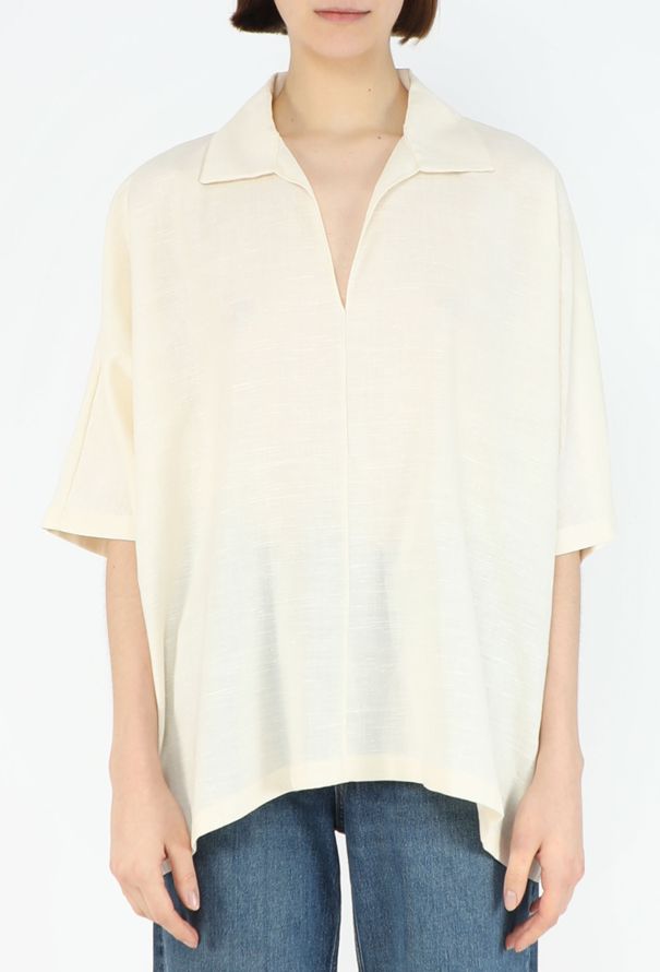 The Row 2024 Wen Ivory Linen Tunic - 2