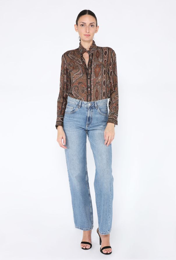 Céline 2020 Paisley Print Blouse - 3