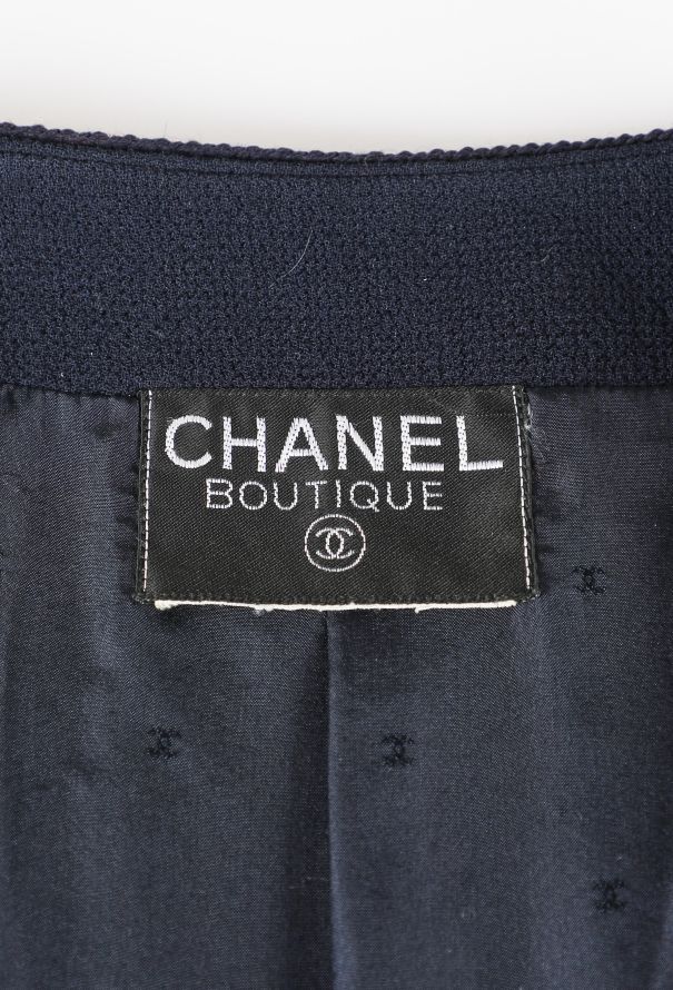 Chanel Collarless Braided Trim Jacket, 1992 - 7