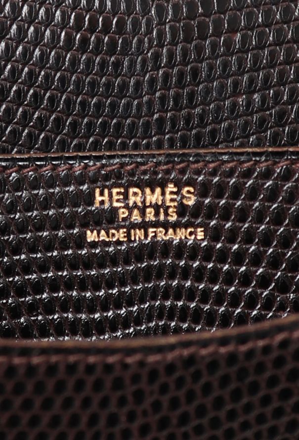 Hermès '70s Brown Lizard Alcazar Bag - 12 Hermès '70s Brown Lizard Alcazar Bag - 12
