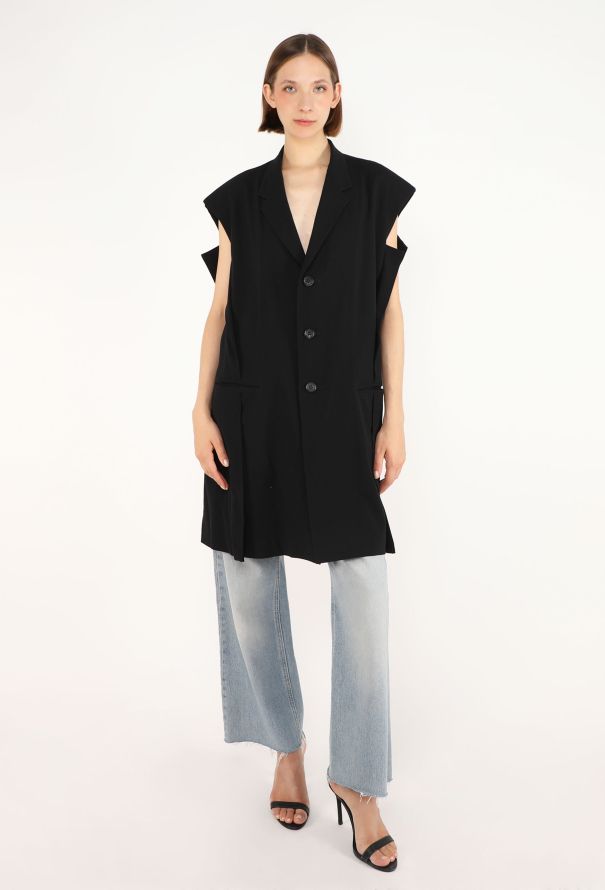 Yohji Yamamoto Tie-Up Cutaway Vest, 1994 - 5