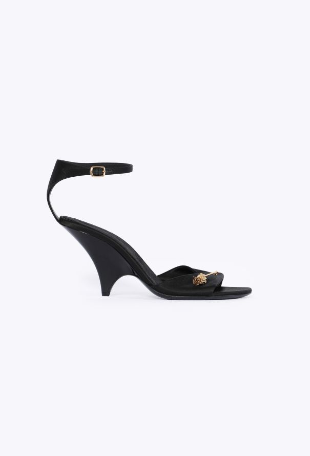 Loro Piana Olympia Pin Satin Sandals, 2023 - 1