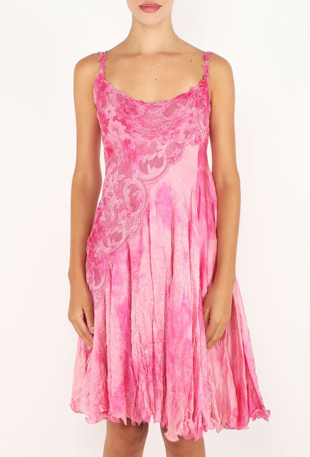 Gianni Versace Crushed Lace Dress, S/S 1994 - 2