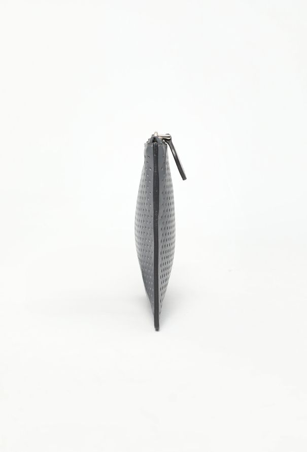 Alaïa Grey Perforated Pouch - 5