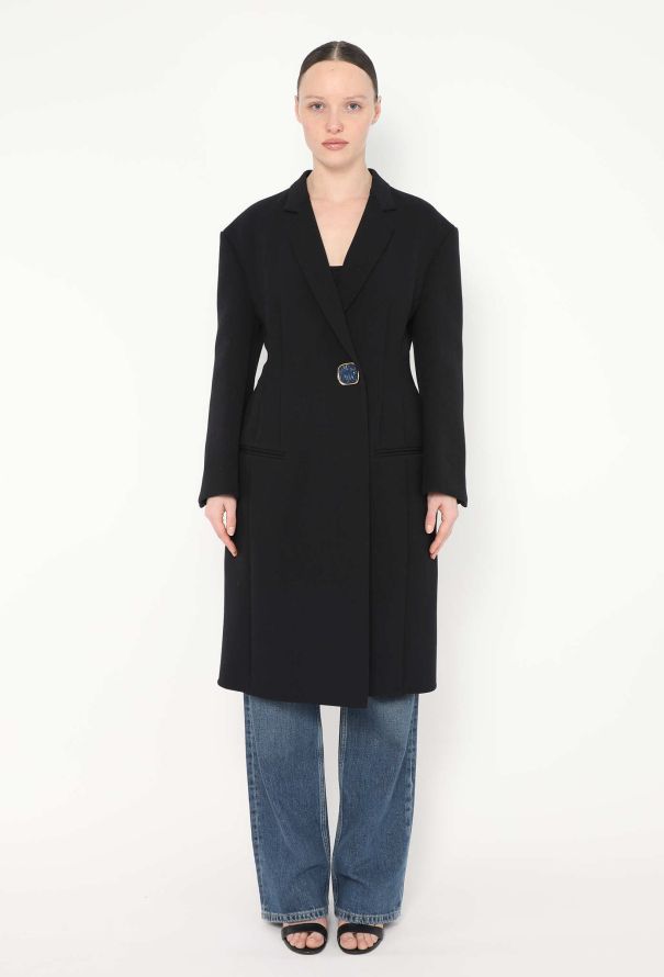 Céline Resort 2018 Gem Button Coat - 1