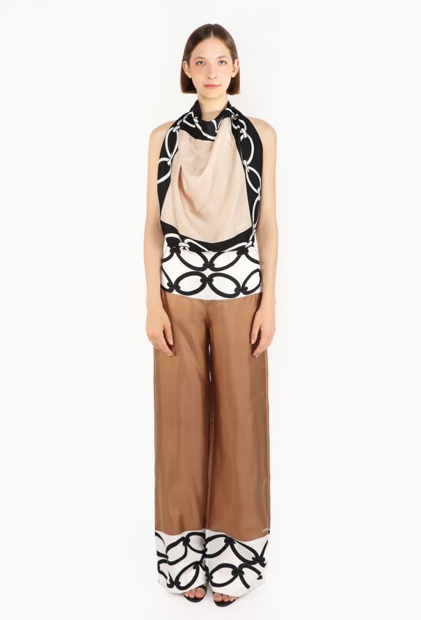 Valentino Foulard Open-Back Jumpsuit, Resort 2023 - 2