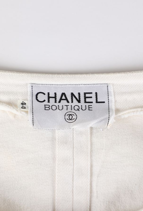 Chanel Classic Denim 'CC' Jacket, 1990s - 7