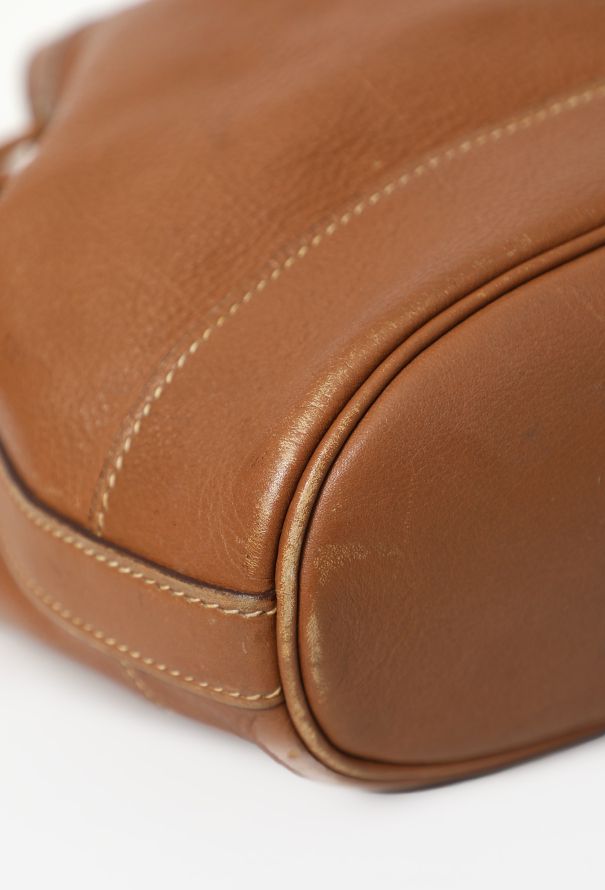 Hermès Vintage Gold Courchevel Market Bag PM - 7