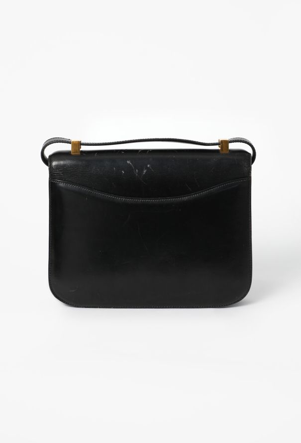 Hermès Vintage '70s Black Box Constance 23 - 5