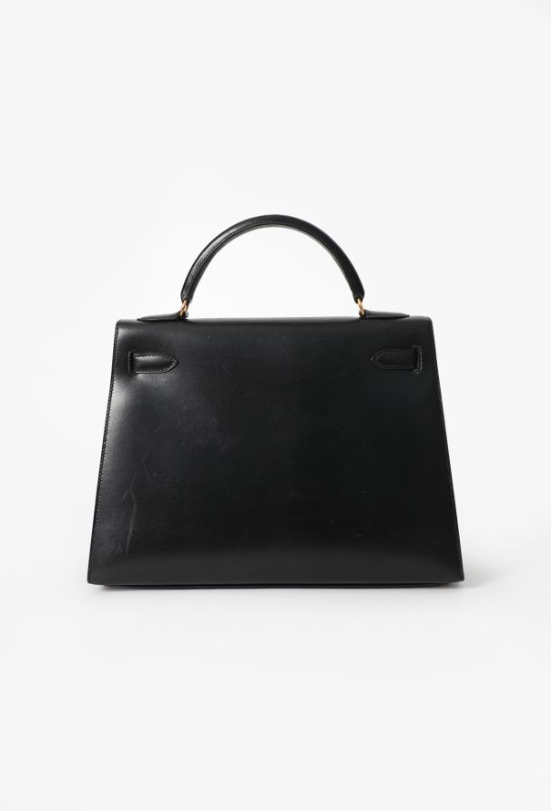 Hermès Vintage Black Box Kelly Sellier 32, 1971 - 6