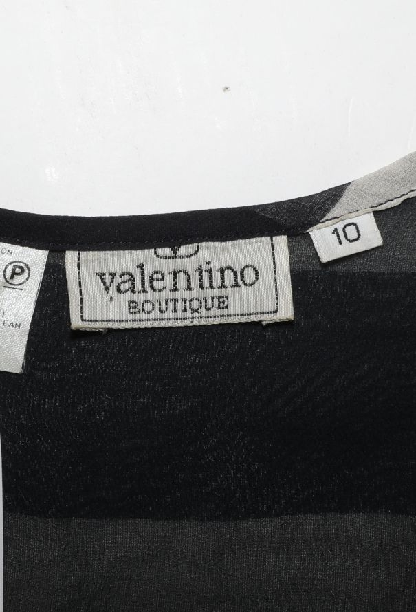 Valentino Vintage Silk Maxi Dress - 5