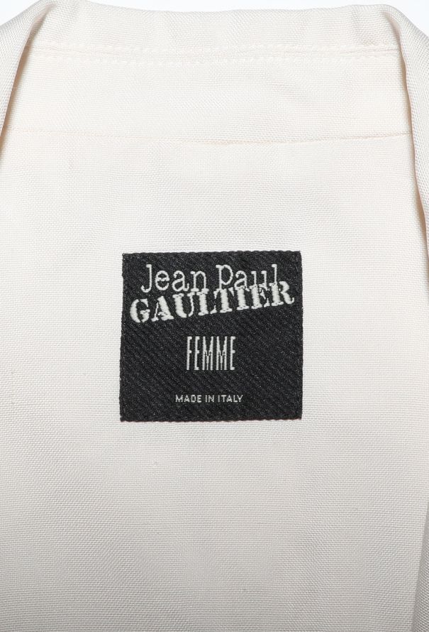 Jean Paul Gaultier 2005 Corset Ruffled Silk Blazer - 7