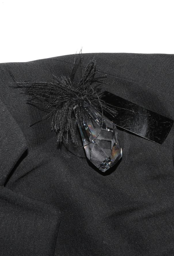 Céline RARE F/W 2014 Appliqué Silk Blazer - 7