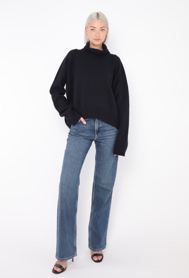 Céline Cashmere Turtleneck Sweater - 5