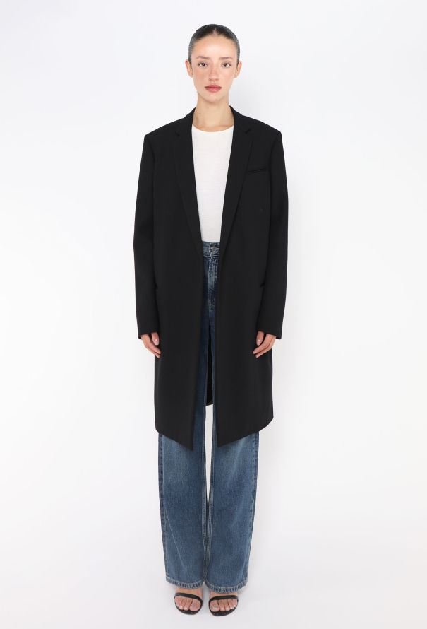 Céline Grain de Poudre Crombie Coat - 1
