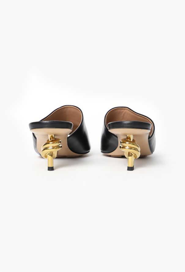 Bottega Veneta Pre-Fall 2023 Lambskin Knot Mules - 5