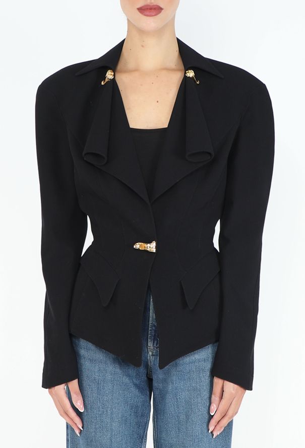 Thierry Mugler RARE F/W 1993 Sculpted Draped Blazer - 1