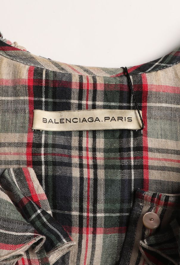 Balenciaga Resort 2010 Linen Smock Dress - 6