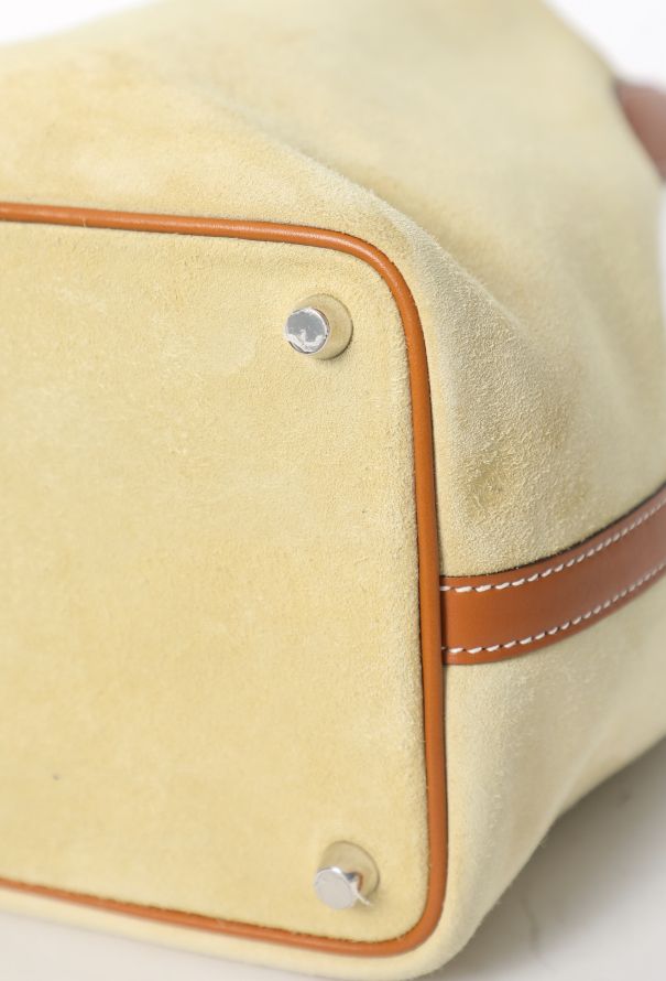 Hermès Rare Bicolor Veau Doblis & Box Picotin 18 - 12