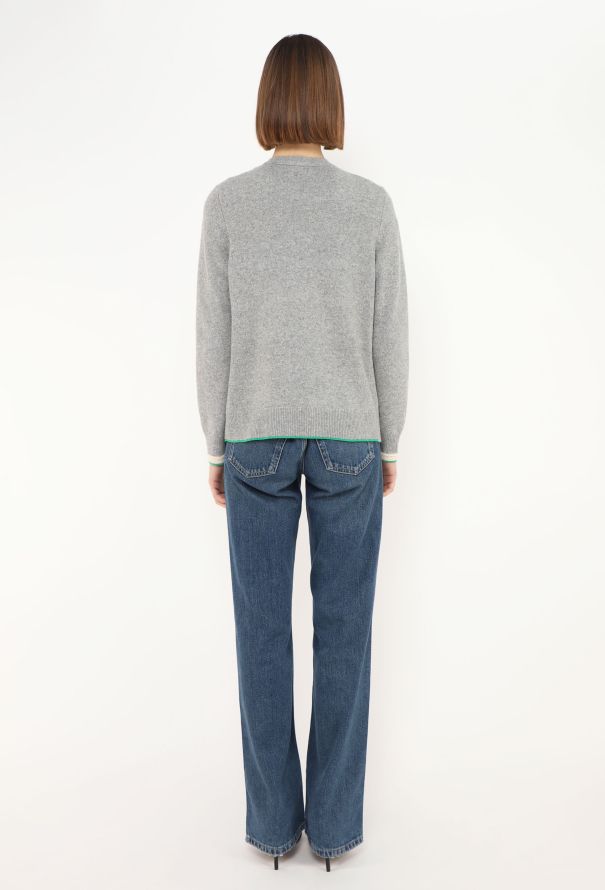 Céline Cashmere Stacked Pocket Cardigan - 5