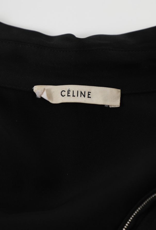 Céline Puff Sleeve Zip Dress, 2017 - 6