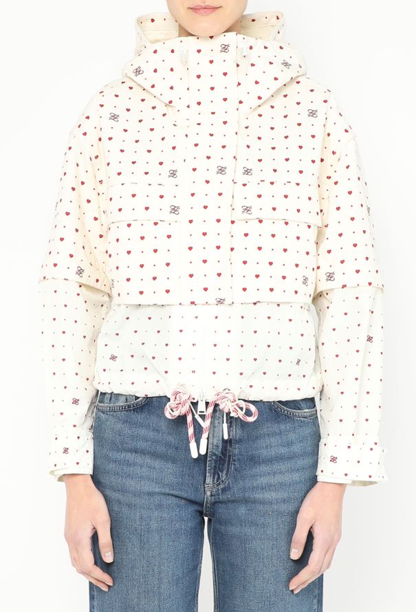 Fendi 2021 Denim Valentine Bomber Jacket - 1