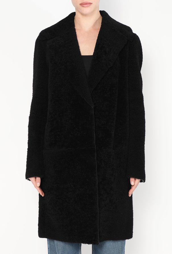 Céline Classic Lambskin Shearling Coat - 4