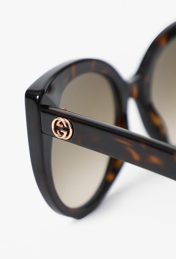 Gucci Tortoiseshell Cat-Eye Sunglasses - 5