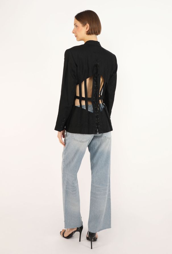 Jean Paul Gaultier Lace-Up Cage Blazer, S/S 1989 - 7